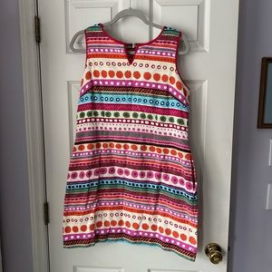 Talbots cotton shift dress
